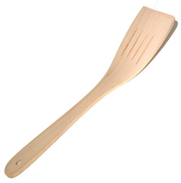 Łopatka drewniana Ażurowa Podgięta Szeroka 31Cm