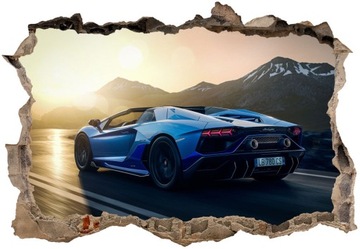 3D наклейки на стену Lamborghini 130x90