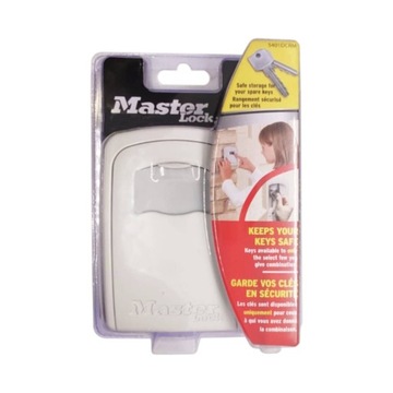 Белый ключник с кодовым замком Masterlock 5401 EURD