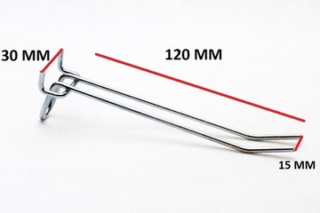 ВЕШАЛКА ДЛЯ ИНСТРУМЕНТА ДВОЙНАЯ ПРОВОЛОКА 45 Х 50 ММ