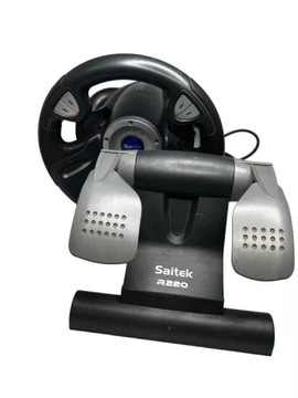 SAITEK R220 РУЛЕВОЕ КОЛЕСО + ПЕДАЛИ