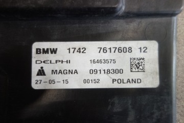 BMW MINI F39 F48 F55 56 F57 F60 VENTILÁTOR CHLADIČŮ 7617608 7636069