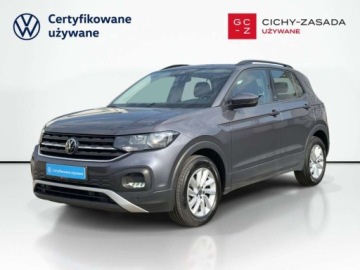 Volkswagen T-Cross SUV 1.0 TSI 110KM 2022 Volkswagen T-Cross 1.0 TSI 110 KM DSG LIFE FVAT 23 CarPlay Aktywny tempo