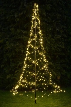 Choinka LED maszt swietlny 3 m FlinQ Luxxtree