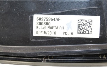 JEEP CHEROKEE KL 19- FACELIFT PRAVÁ SVĚTLO KRYT ZADNÍ