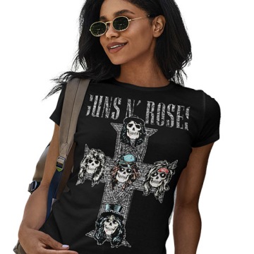DAMSKA KOSZULKA HORROR/ROCK WOMENS GUNS N ROSES