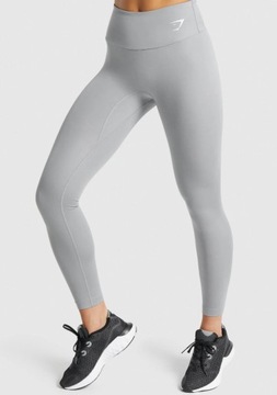 GYMSHARK DŁUGIE LEGGINSY SPORTOWE SZARE DAMSKIE L 0Z8D3_B*