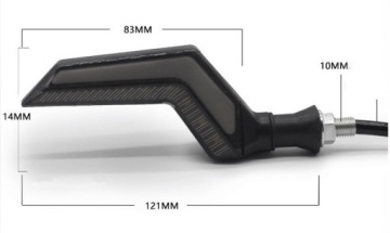 ДИНАМИЧЕСКИЕ СВЕТОДИОДНЫЕ ИНДИКАТОРЫ С МИГАЛКОЙ + ГАБАРИТНЫЙ СВЕТ БЕЛЫЙ УНИ