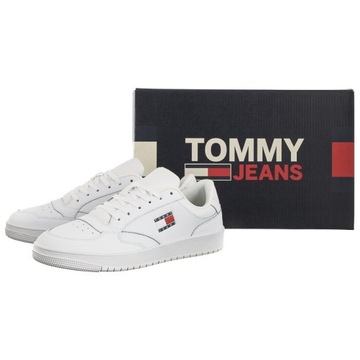Buty Sneakersy Tommy Hilfiger Jeans Retro Białe