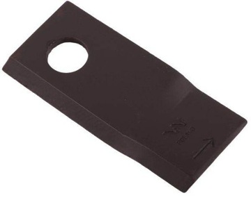 Nóż. nożyk kosiarka lewy 107x50x4mm otwór 19 zastosowanie 570683 Niemeyerl