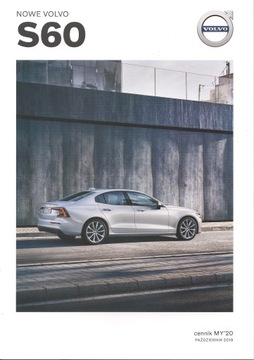 Volvo S60 prospekt cennik 10 2019 polski 40 stron