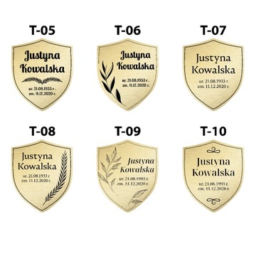 ТАБЛИЦА ДЛЯ ТОМБГРАФА МОГИЛЬНЫЙ КРЕСТ алюминий