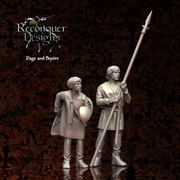 Пейдж и оруженосец - оруженосец и слуга