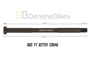 BBc YT Jeffsy 12*148mm Thru Axle (Boost)