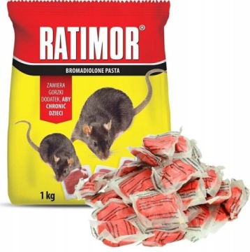 RATIMOR PASTA TRUTKA NA MYSZY I SZCZURY 1KG