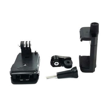 Пряжка для крепления экшн-камеры. Зажим для ремня рюкзака.