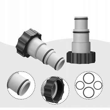 2 шт. ПЕРЕХОДНИК ДЛЯ INTEX - ПЕРЕХОДНИК ДЛЯ ШЛАНГОВ ДЛЯ БАССЕЙНА