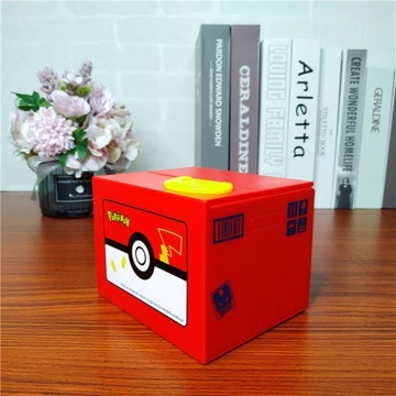ИНТЕРАКТИВНАЯ СВИНКА POKEMON PIKACHU ДЛЯ ДЕТЕЙ СБЕРЕГАТЕЛЬНАЯ КОРОБКА