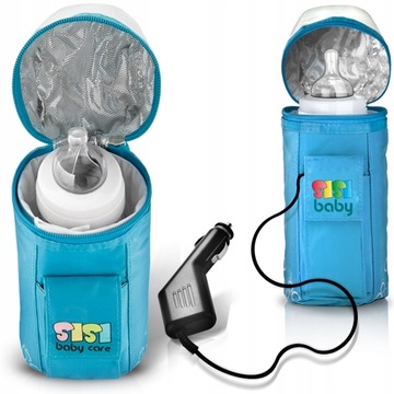 ЖК-ОБОГРЕВАТЕЛЬ ДЛЯ БУТЫЛОК + ТЕРМОСУМКА ДЛЯ АВТОМОБИЛЯ