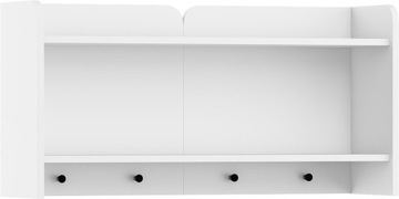 Nowoczesna Wieszak Wiszący Biały 90cm DOXI