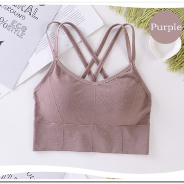 Fitness Sports Bra Women Shockproof Sexy High