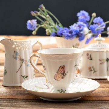 Villa Italia LEDA IVORY Чашка и блюдце