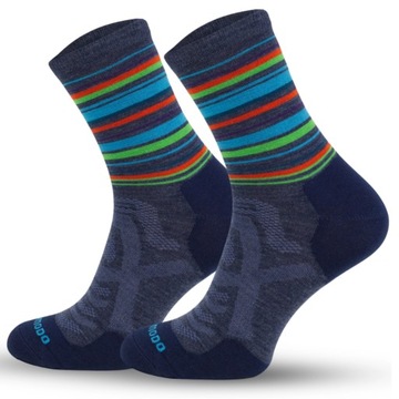 SKARPETY TECHNICZNE TREKKINGOWE Z WEŁNY MERYNOSÓW MERINO w góry *35-38