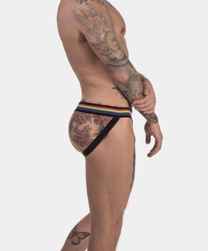 БРЮКИ BARCODE BERLIN PRIDE JOCK MESH BLK L