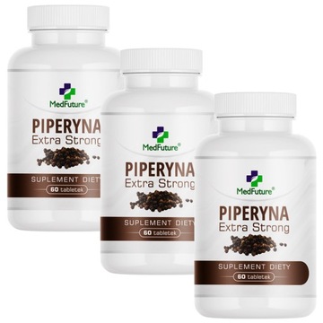 PIPERYNA EXTRA FORTE 95% PIPERINE 180 tab zestaw