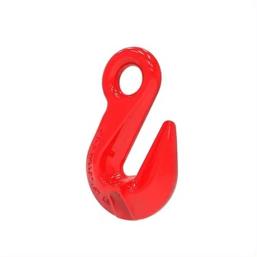 УКОРОЧЕННЫЙ КРЮК С ПРОУШИНОЙ 2T 2.0T ДЛЯ УКОРОТКИ ЦЕПИ Ø8мм и Ø7мм Сертификат CE
