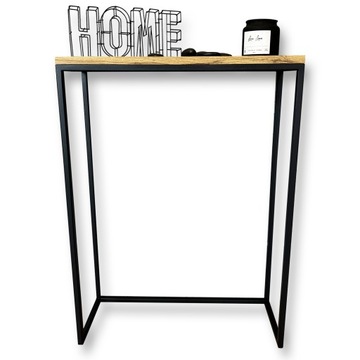 Консоль туалетного столика INDUSTRIAL LOFT 60x20x82 CRAFT ДУБ ЗОЛОТОЙ