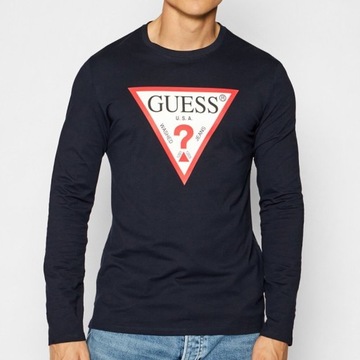 Guess tričko longsleeve pánske granát originál M1RI31I3Z11 M