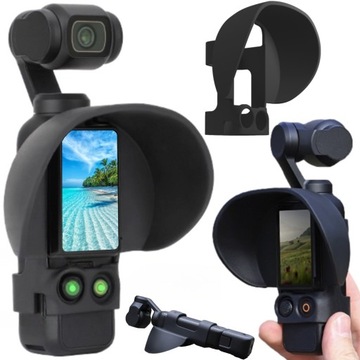 Osłona Ochronna Przeciwsłoneczna 2w1 Na Ekran do Kamery DJI Osmo Pocket 3