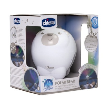 ПРОЕКТОР CHICCO МУЗЫКАЛЬНАЯ ШКАТУЛКА POLAR BEAR NEUTRAL