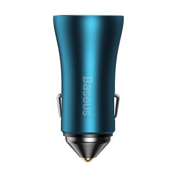 АВТОМОБИЛЬНОЕ ЗАРЯДНОЕ УСТРОЙСТВО BASEUS FAST, 2x USB-C, 40 ВТ, МОЩНОЕ ДЛЯ ЗАЖИГАЛКИ