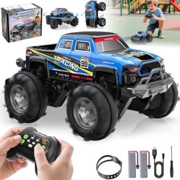 Rc Terénní Auto Na Dálkové Ovládání Dárek Pro Děti S Led 1:16 2.4GHZ