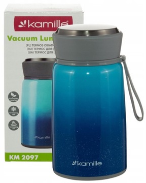 ТЕРМОС УЖИННЫЙ 800 мл ЛАНЧ-БОКС ДЛЯ СУПА СТАЛЬНАЯ БАНКА 0,8л