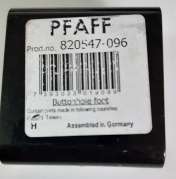 ЛАПКА ДЛЯ ПЕТЛИ PFAFF 820547-096 K812