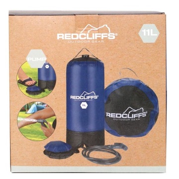 ДУШ ДЛЯ ТУРИСТИЧЕСКОГО КЕМПИНГА 11л с солнечным насосом для горячей воды