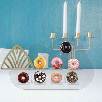 Подставка для пончиков с прозрачным облаком