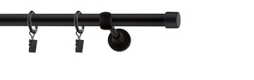 KARNISZ 3,20 m. cena PROMO 16 mm 320 czarny matowy