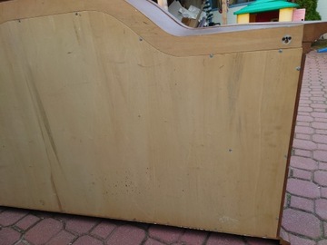 Шкаф-витрина, комод со сборками, стоячий, подвесной, антиквариат