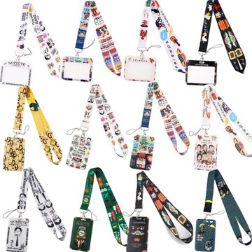 Ремешок-брелок для ключей с телешоу «Друзья», ID кредитной карты, веревочная цепочка, ожерелье, телефон