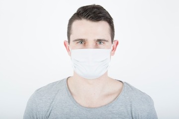 ХЛОПКОВАЯ МАСКА ДЛЯ ЛИЦА 1 шт.