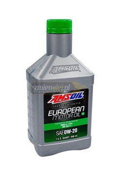 AMSOIL 0W20 100% Synthetic European Motor 0.946L
