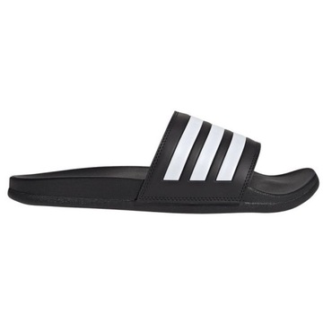 Czarne Syntetyk Buty Męskie Klapki Adidas r.39