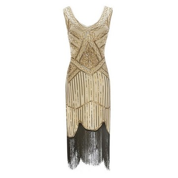SUKIENKA CEKINOWA GATSBY LATA 20 SYLWESTER M