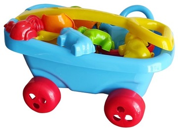 Коляска, коляска, тачка + формочки для малышей PL DZ