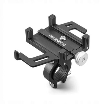 UCHWYT ROWEROWY NA TELEFON ALU Rockbros 360° MOCNY na kierownicę do roweru