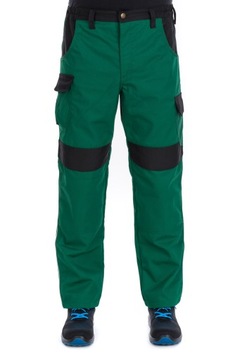 Spodnie robocze do pasa JM WorkWear zielone r48